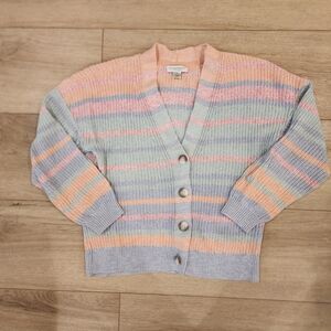 Christopher & Banks Multicolor Striped Cardigan
